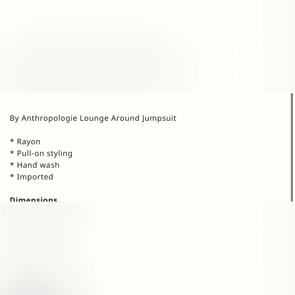 NWT Anthropologie Lounge Around Jumpsuit SZ S - Picture 9 of 10